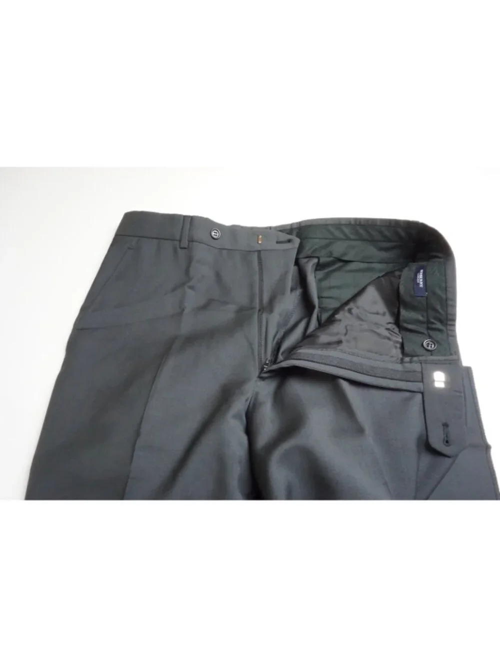 Burberry London Gray Blue Wool 2 Pc Suit Jacket Pants Sz 38R BRAND NEW